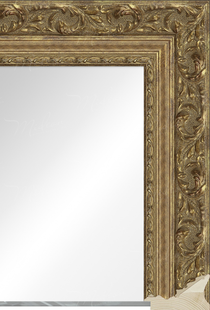 Зеркало "Ребекка" темное золото