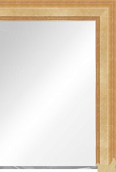 Зеркало "Квинто" матовое золото
