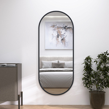 Зеркало капсула Verte в раме RAL 7016 антрацит Зеркало капсула Verte в раме RAL 7016 антрацит