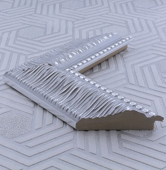 Зеркало "Эстер" серебро