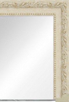 Зеркало "Аннет" кремовая