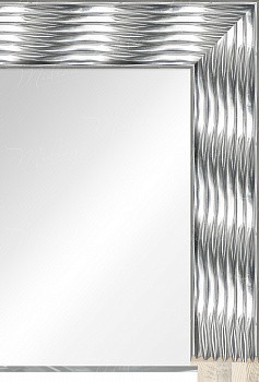 Зеркало "Мориус" серебро