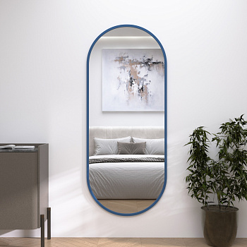 Зеркало капсула Verte в раме RAL 5007 Зеркало капсула Verte в раме RAL 5007