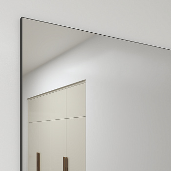 Зеркало в алюминиевой раме 00 Premium Черный Матовый Зеркало в алюминиевой раме 00 Premium Черный Матовый