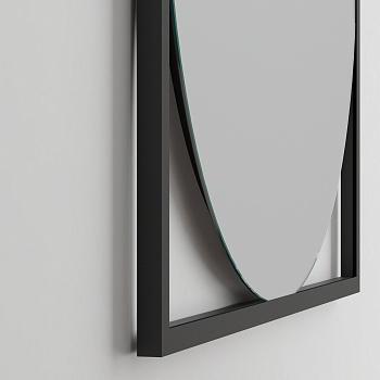 Парящее зеркало в алюминиевой раме «Cube» с подсветкой Парящее зеркало в алюминиевой раме «Cube» с подсветкой