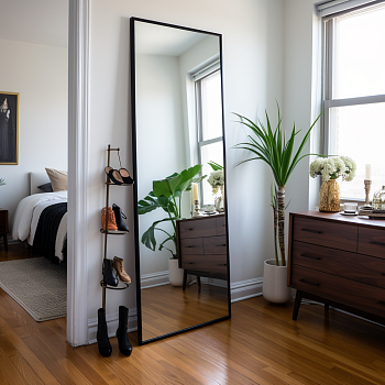 Зеркало в алюминиевой раме 05 Premium Черный Матовый Зеркало в алюминиевой раме 05 Premium Черный Матовый