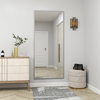 Зеркало в алюминиевой раме 05 Premium Серебро матовое Зеркало в алюминиевой раме 05 Premium Серебро матовое