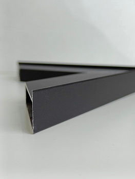 Зеркало в алюминиевой раме 00 Premium Черный Матовый Зеркало в алюминиевой раме 00 Premium Черный Матовый