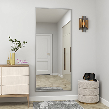 Зеркало в алюминиевой раме 05 Premium Серебро матовое Зеркало в алюминиевой раме 05 Premium Серебро матовое