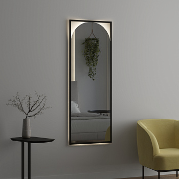 Парящее зеркало в алюминиевой раме «Portal» с подсветкой Парящее зеркало в алюминиевой раме «Portal» с подсветкой