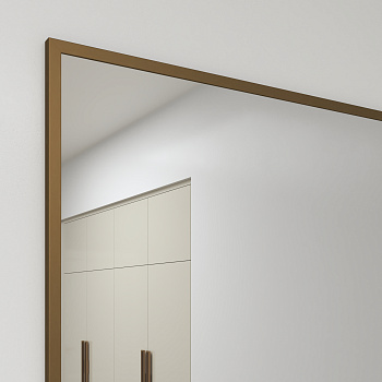 Зеркало в алюминиевой раме 05 Premium Латунь Зеркало в алюминиевой раме 05 Premium Латунь